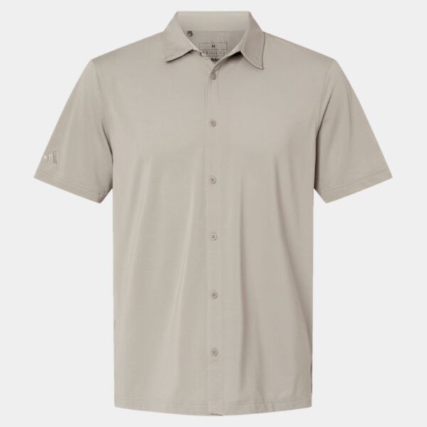 Men's Full Button Down Short Sleeve Shirt Thumbnail