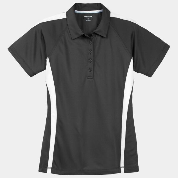 Ladies PosiCharge ® Micro Mesh Colorblock Polo Thumbnail